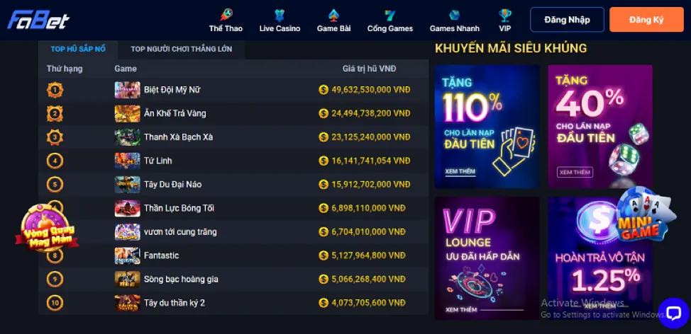 Ứng dụng di động wstar777 chính thức
